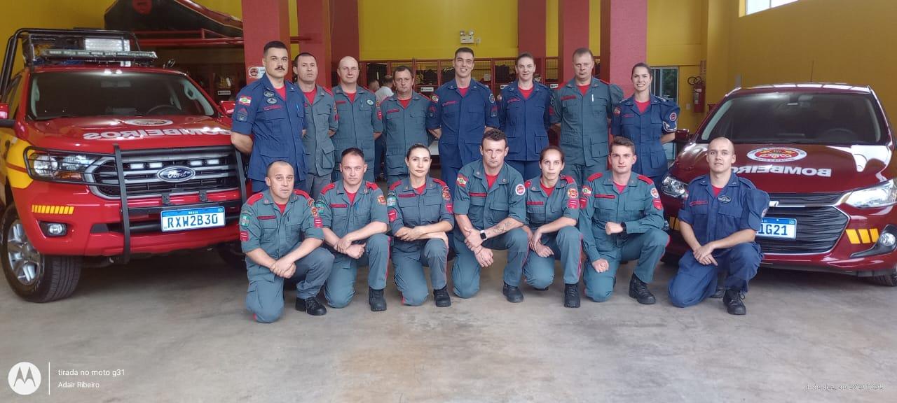 Corpo de Bombeiros Militar de Quilombo recebem duas novas viaturas.