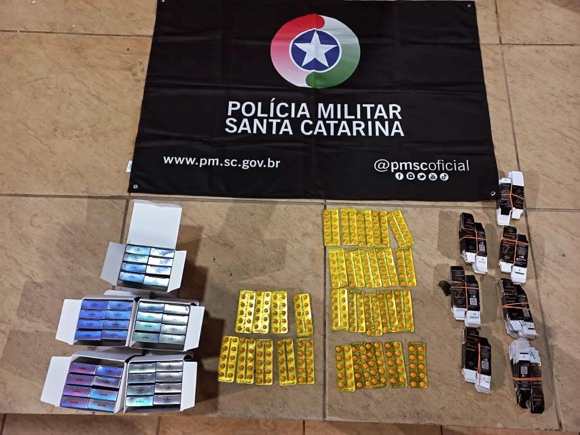 POLÍCIA MILITAR E POLÍCIA MILITAR RODOVIÁRIA REALIZAM APREENSÃO DE CONTRABANDO