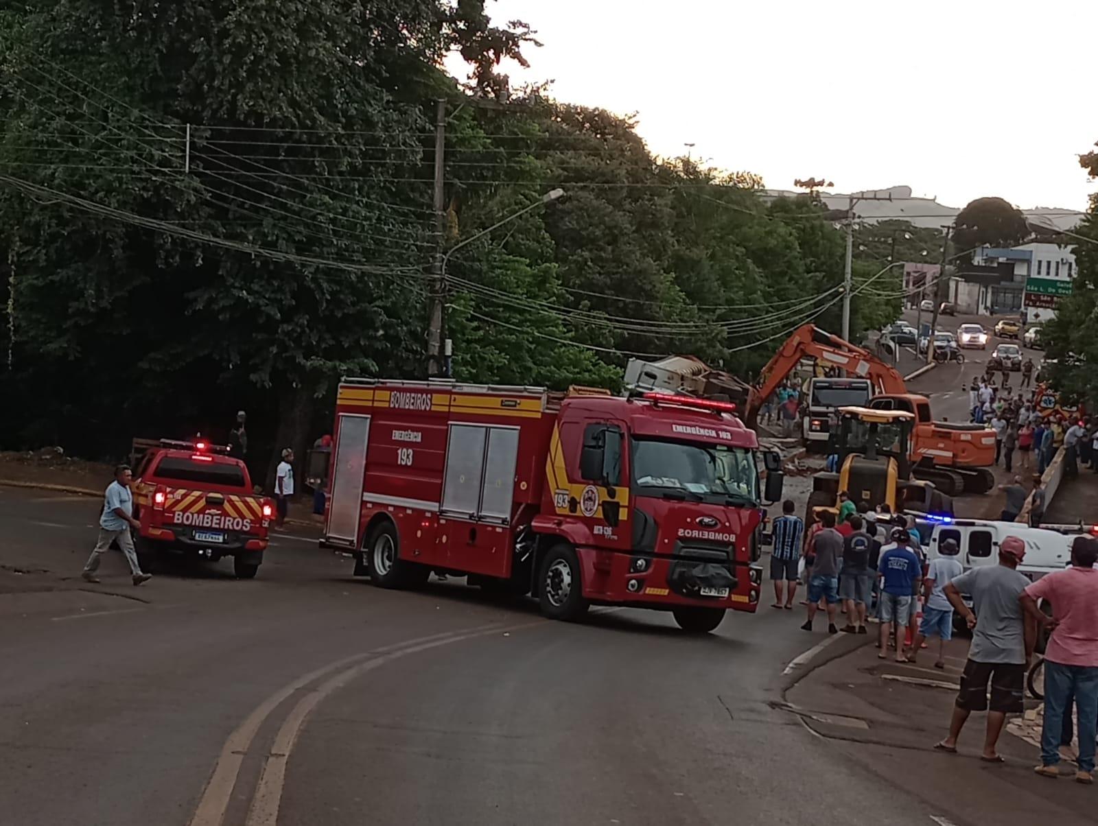 Acidente com vítima em São Domingos SC.