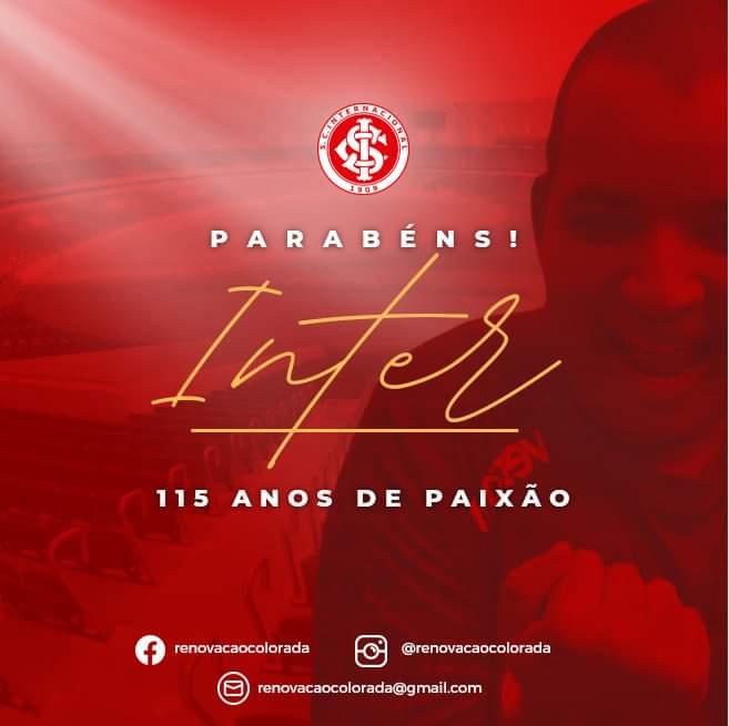 PARABÉNS SPORT CLUB INTERNACIONAL - 115 ANOS DE HISTÓRIA