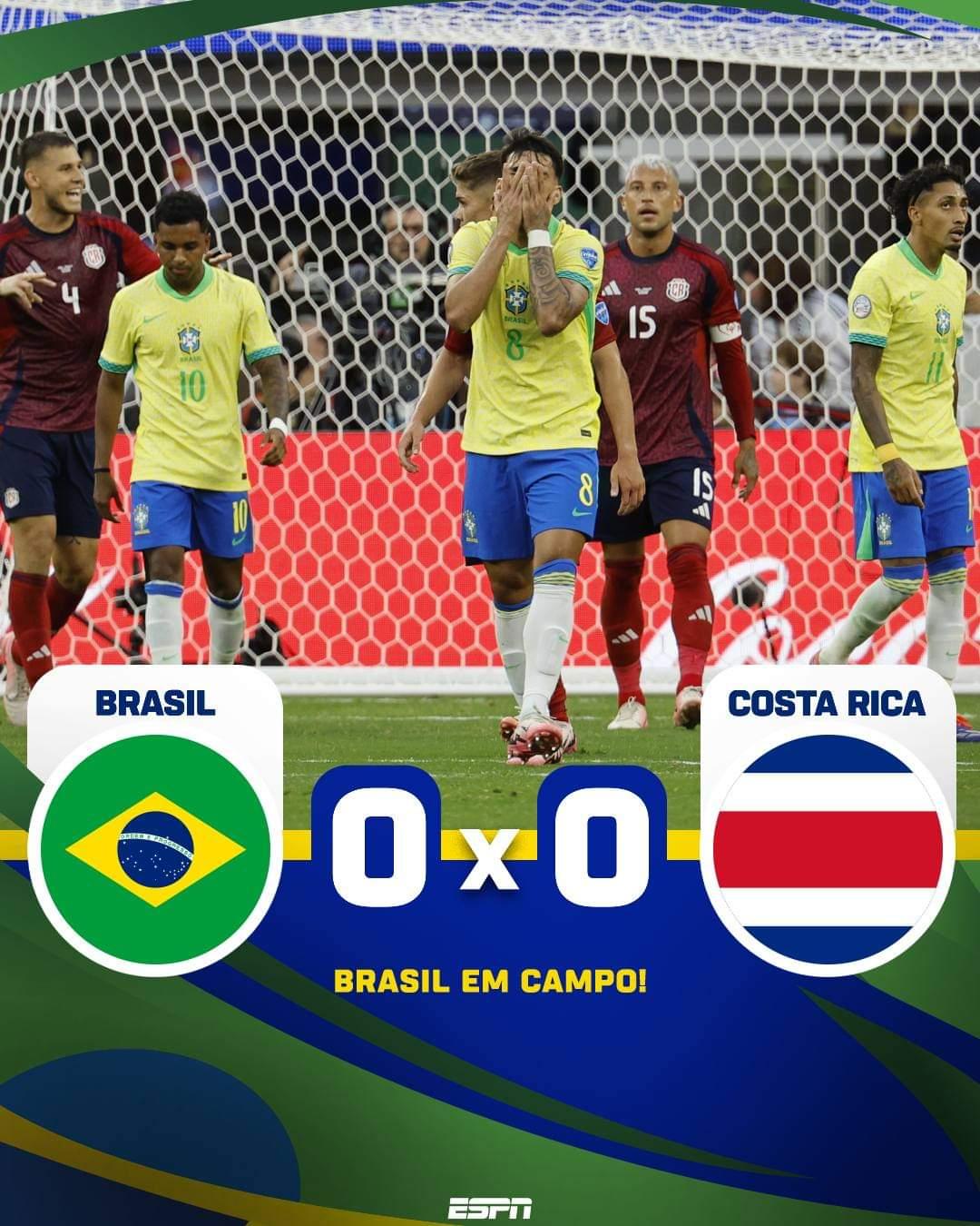 Brasil decepciona o torcedor na estreia da Copa América