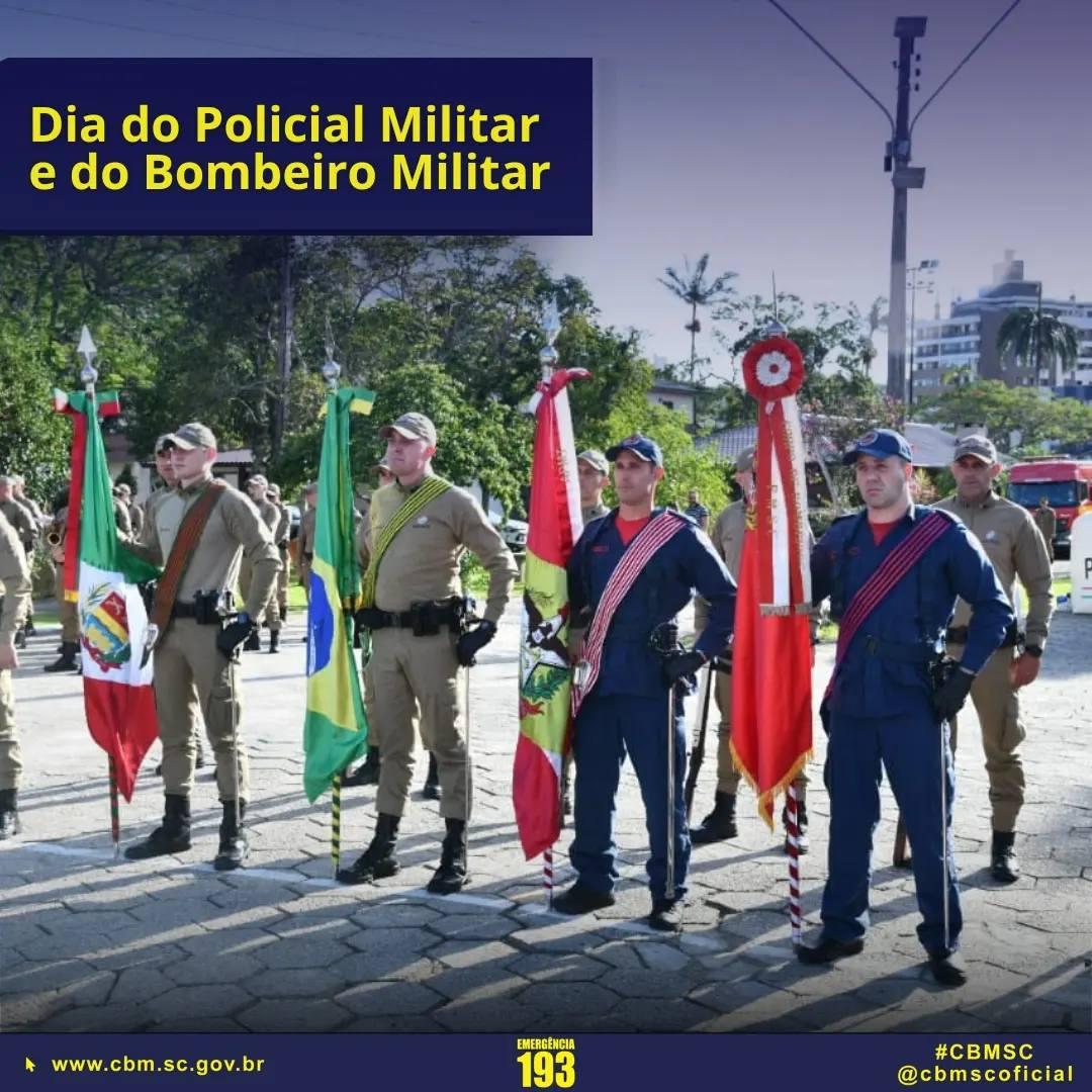 PARABÉNS AOS POLICIAIS MILITARES E AOS BOMBEIROS MILITAR