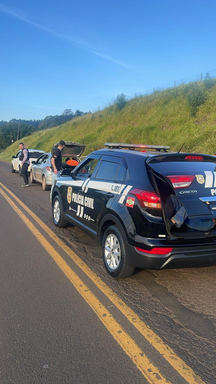 Homem é preso em São Lourenço do Oeste em via pública