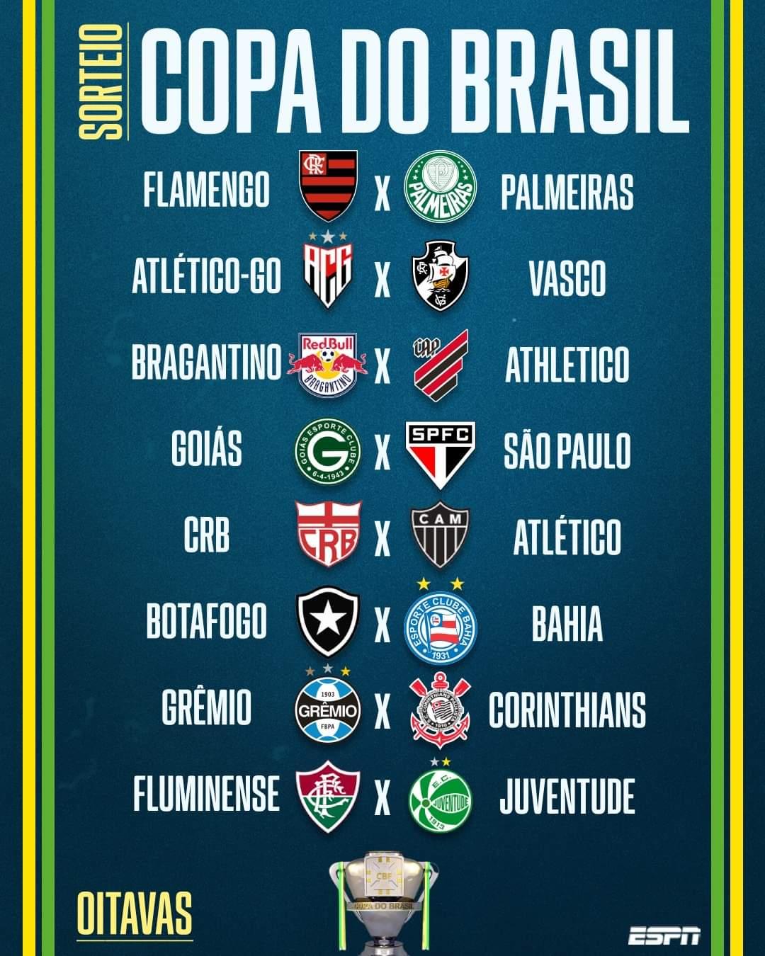 Oitavas de finais da Copa do Brasil