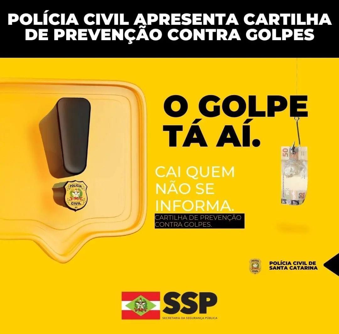 Polícia Civil apresenta cartilha de prevenção contra golpe