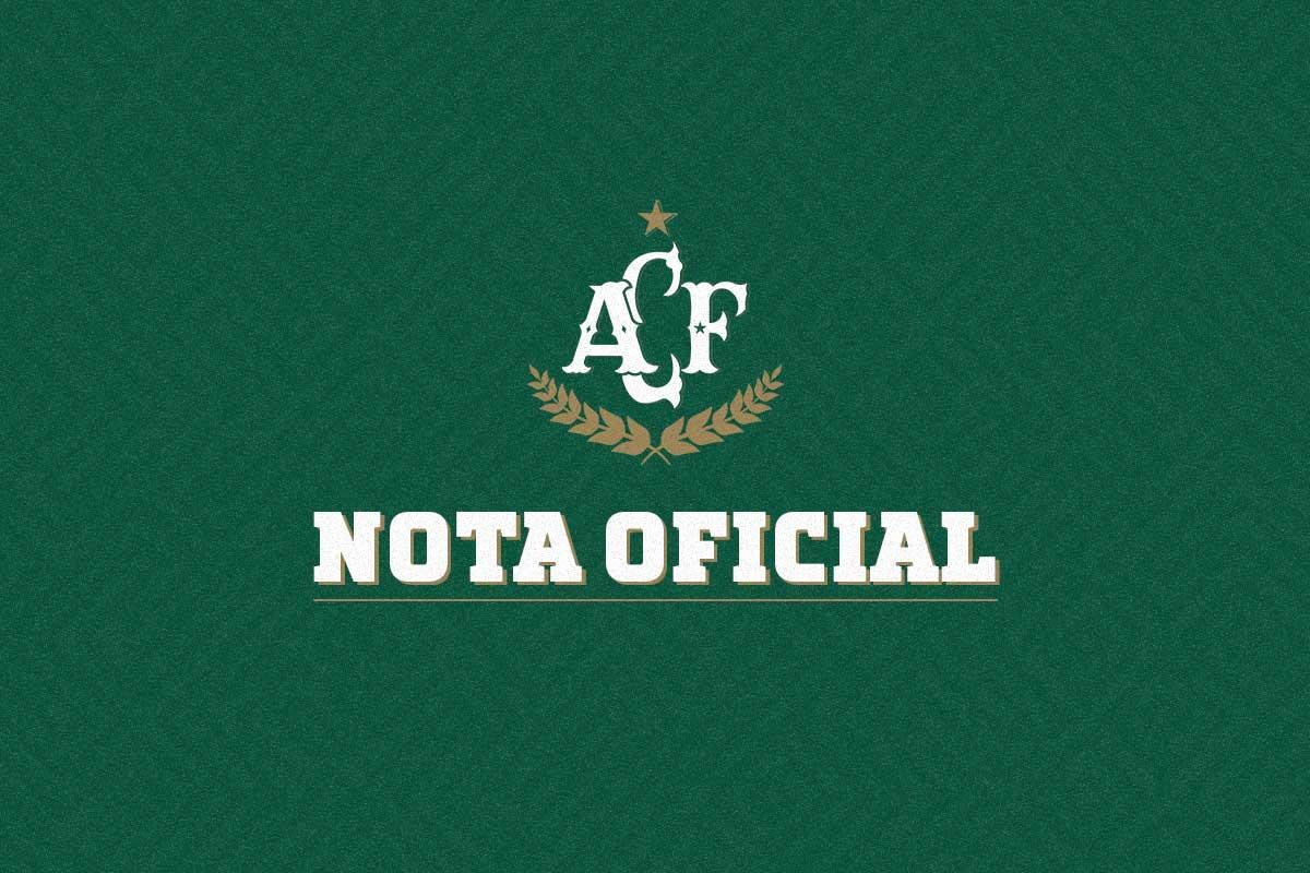 Nota Oficial da Associação Chapecoense de Futebol