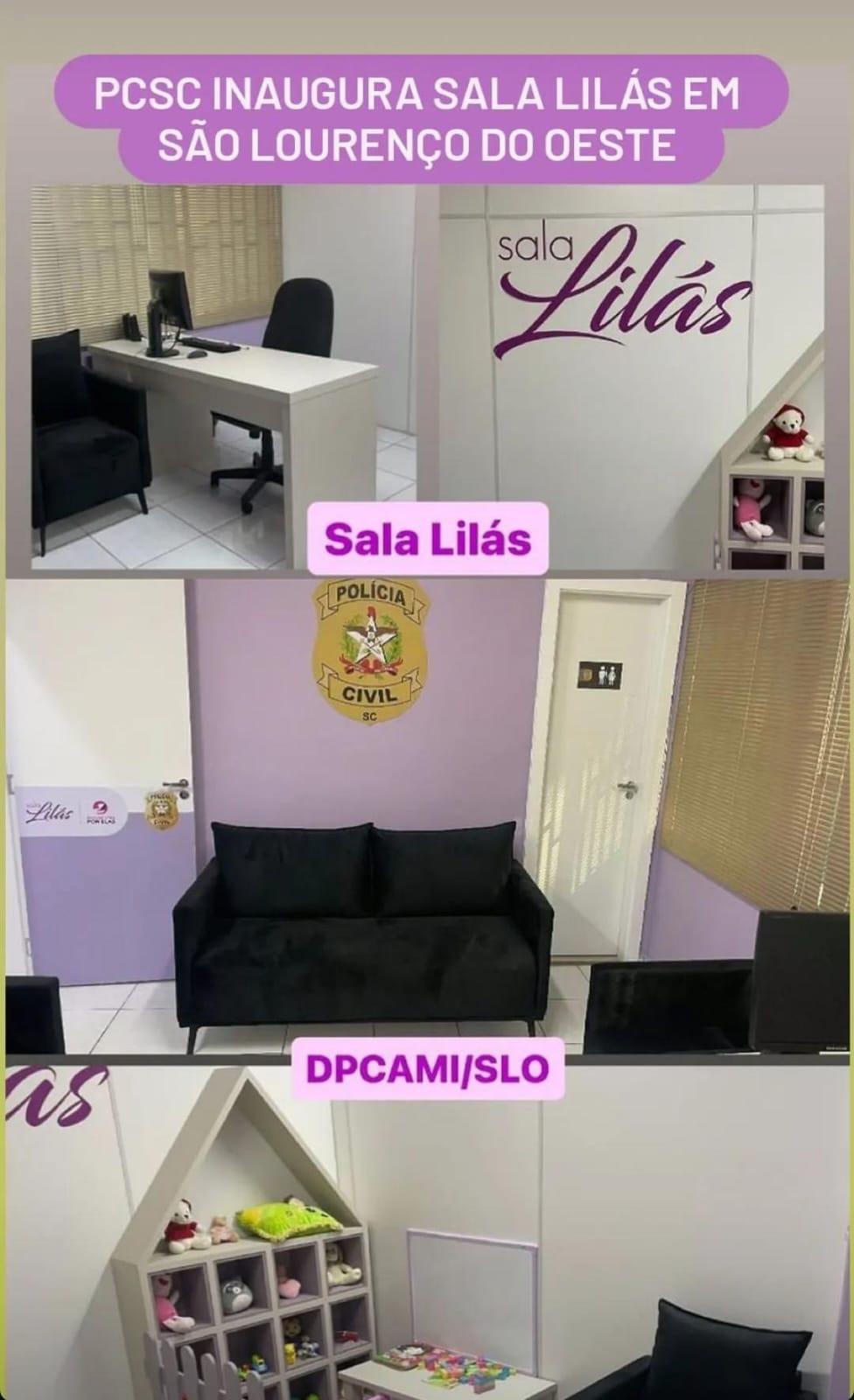 POLÍCIA CIVIL INAUGURA SALA LILAS NA DPCAMI/SLO