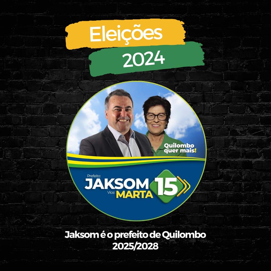 Quilombo e região conhecem seus prefeitos para 2025/2028