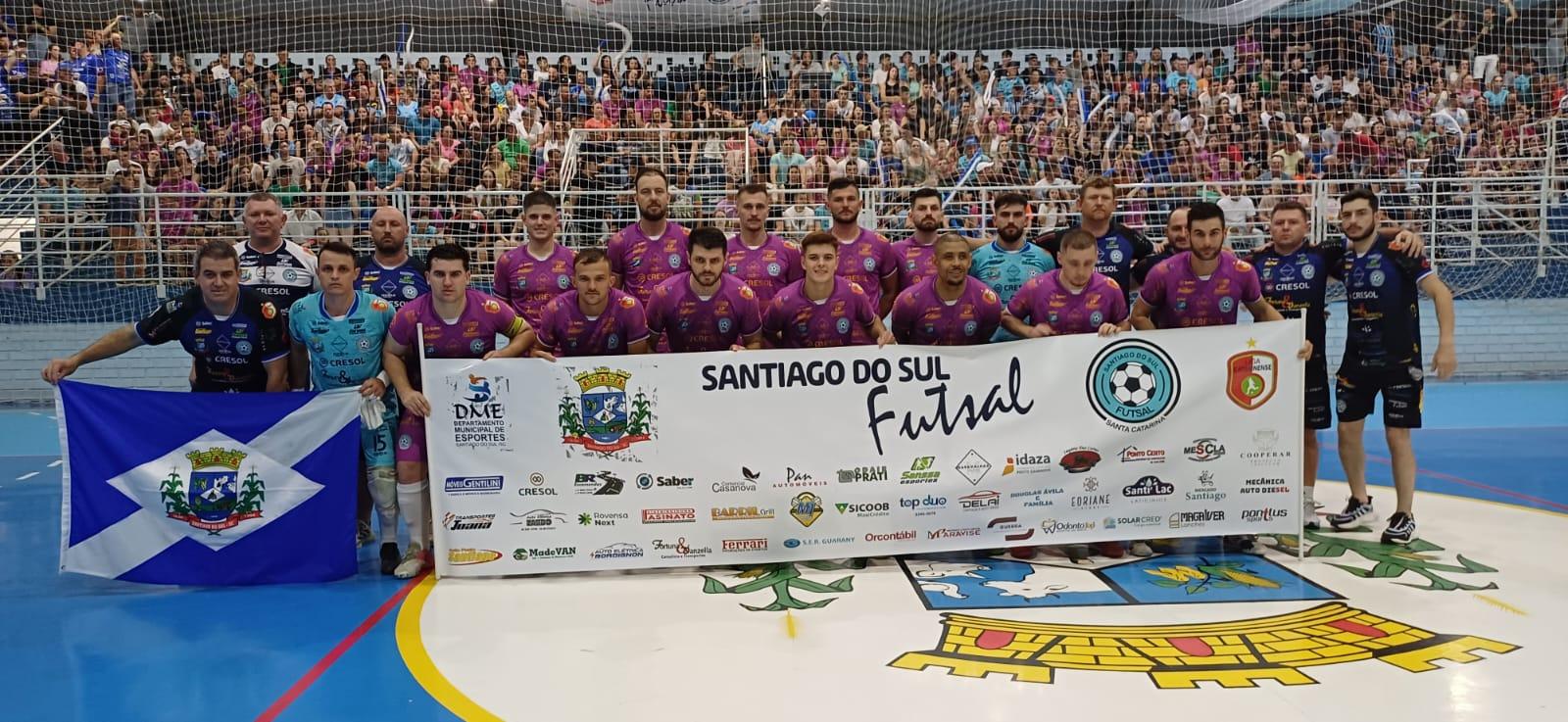 Futsal santiaguense é vice-campeão da Liga Catarinense – Série Bronze